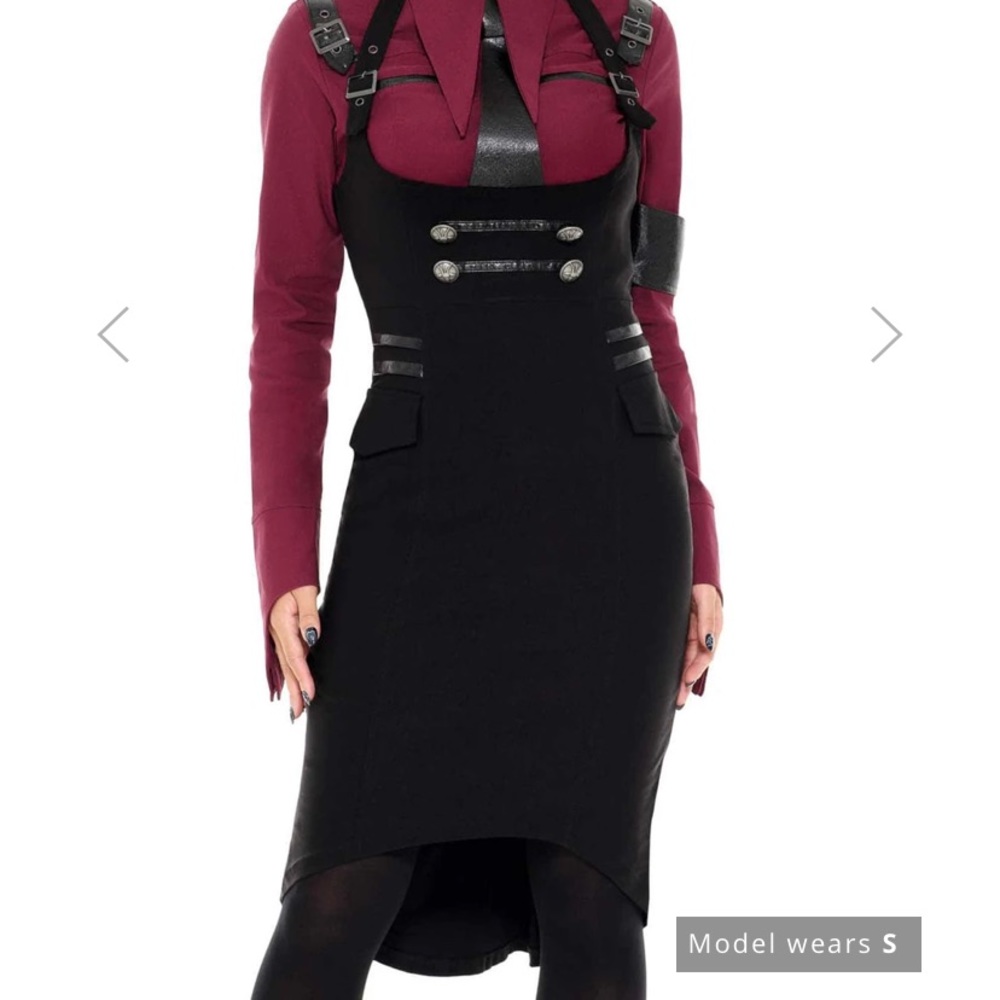 Darkwave Division Midi Skirt